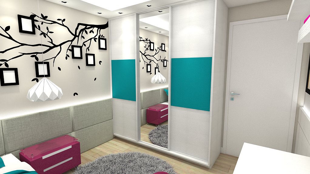 Quarto da menina e quarto do menino