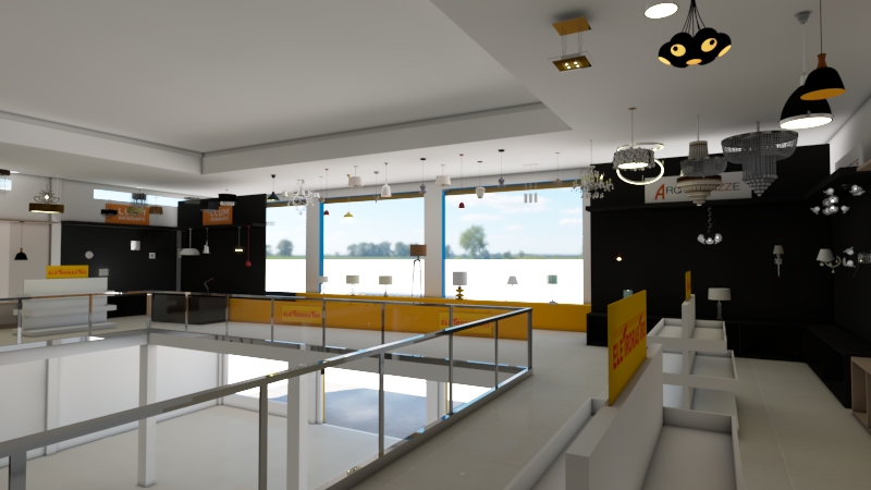Projeto de interiores Loja de iluminação